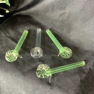 Rare Set of 4 Bimini / Lauscha Art Glass Lampworked striped Knife Rest Bud Vase